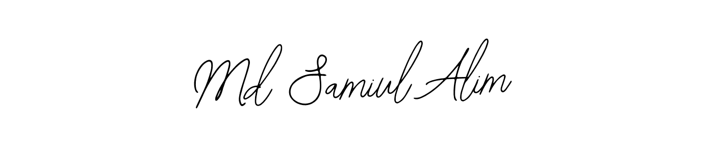 Make a beautiful signature design for name Md Samiul Alim. With this signature (Bearetta-2O07w) style, you can create a handwritten signature for free. Md Samiul Alim signature style 12 images and pictures png