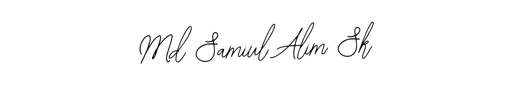Also You can easily find your signature by using the search form. We will create Md Samiul Alim Sk name handwritten signature images for you free of cost using Bearetta-2O07w sign style. Md Samiul Alim Sk signature style 12 images and pictures png