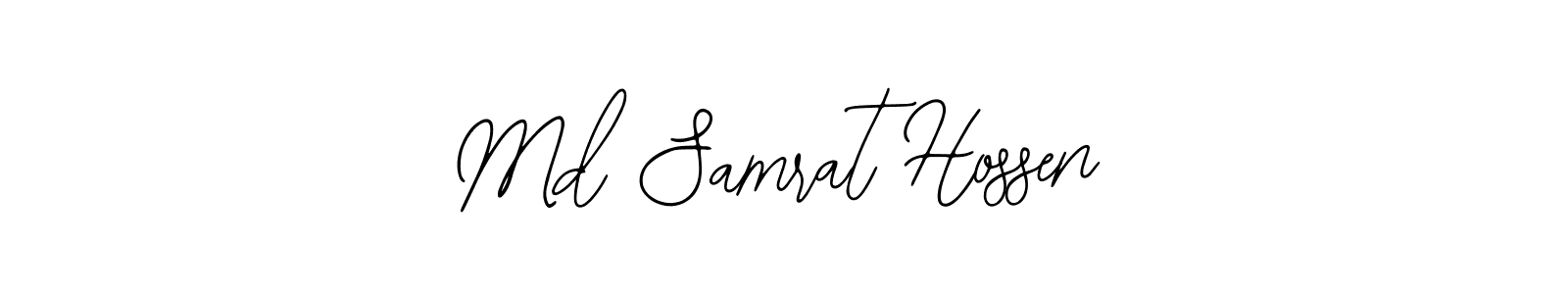 Create a beautiful signature design for name Md Samrat Hossen. With this signature (Bearetta-2O07w) fonts, you can make a handwritten signature for free. Md Samrat Hossen signature style 12 images and pictures png