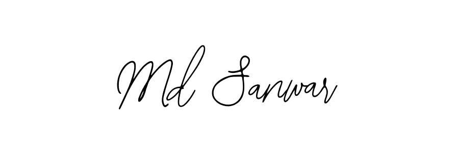 How to make Md Sanwar signature? Bearetta-2O07w is a professional autograph style. Create handwritten signature for Md Sanwar name. Md Sanwar signature style 12 images and pictures png