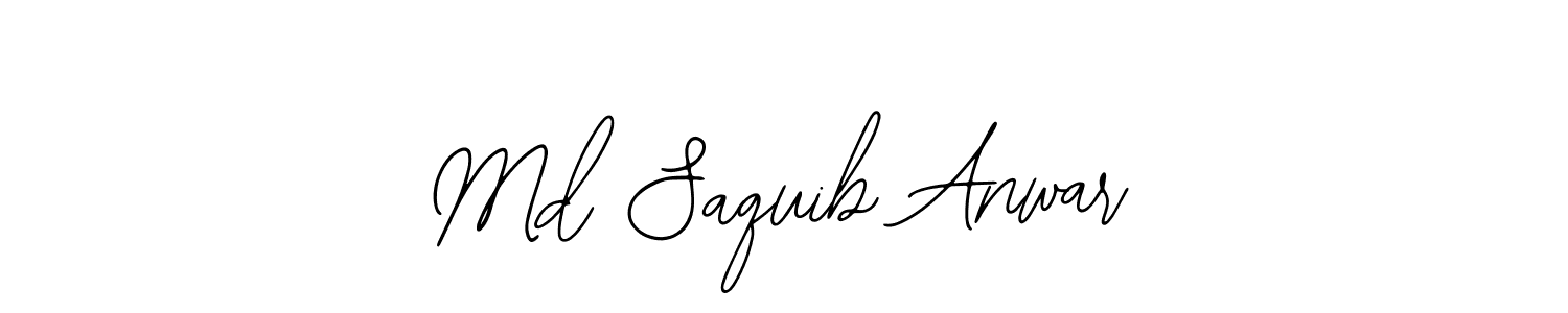 Create a beautiful signature design for name Md Saquib Anwar. With this signature (Bearetta-2O07w) fonts, you can make a handwritten signature for free. Md Saquib Anwar signature style 12 images and pictures png