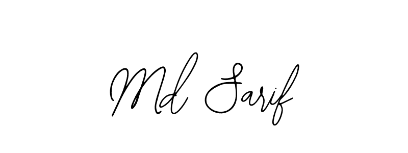 You should practise on your own different ways (Bearetta-2O07w) to write your name (Md Sarif) in signature. don't let someone else do it for you. Md Sarif signature style 12 images and pictures png