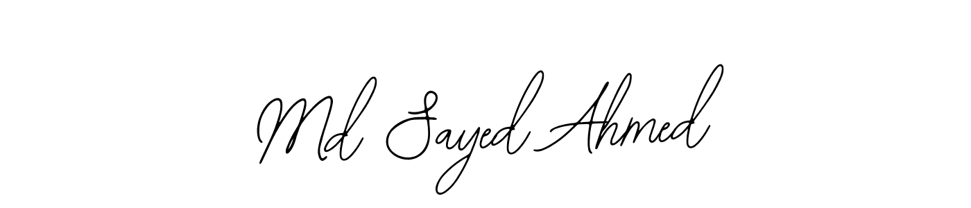 Also You can easily find your signature by using the search form. We will create Md Sayed Ahmed name handwritten signature images for you free of cost using Bearetta-2O07w sign style. Md Sayed Ahmed signature style 12 images and pictures png