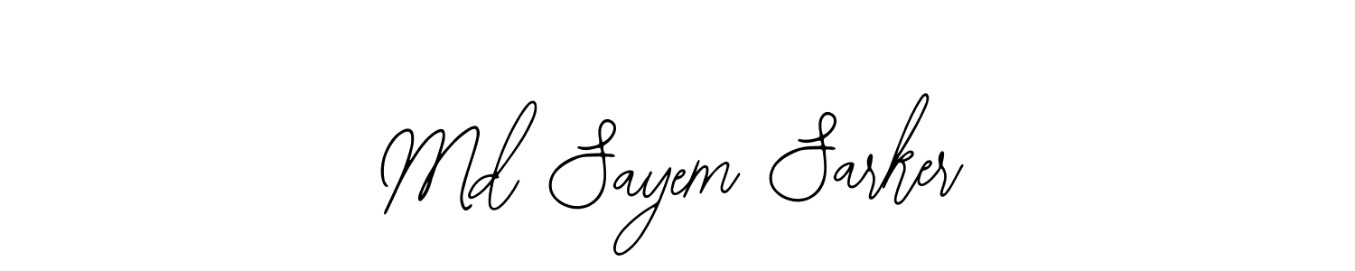 Design your own signature with our free online signature maker. With this signature software, you can create a handwritten (Bearetta-2O07w) signature for name Md Sayem Sarker. Md Sayem Sarker signature style 12 images and pictures png