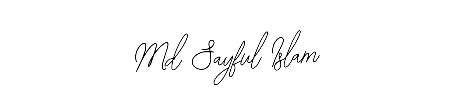 Also You can easily find your signature by using the search form. We will create Md Sayful Islam name handwritten signature images for you free of cost using Bearetta-2O07w sign style. Md Sayful Islam signature style 12 images and pictures png