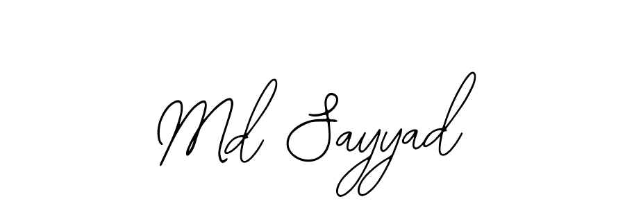 if you are searching for the best signature style for your name Md Sayyad. so please give up your signature search. here we have designed multiple signature styles  using Bearetta-2O07w. Md Sayyad signature style 12 images and pictures png