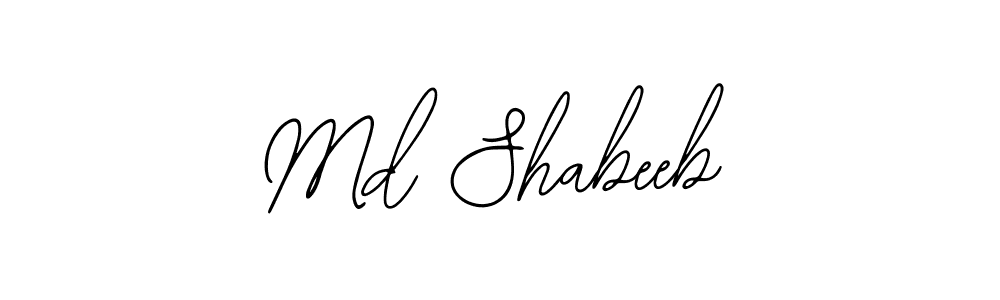 Design your own signature with our free online signature maker. With this signature software, you can create a handwritten (Bearetta-2O07w) signature for name Md Shabeeb. Md Shabeeb signature style 12 images and pictures png