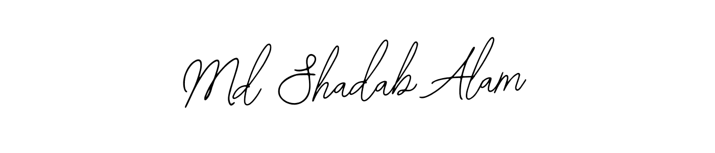 Design your own signature with our free online signature maker. With this signature software, you can create a handwritten (Bearetta-2O07w) signature for name Md Shadab Alam. Md Shadab Alam signature style 12 images and pictures png