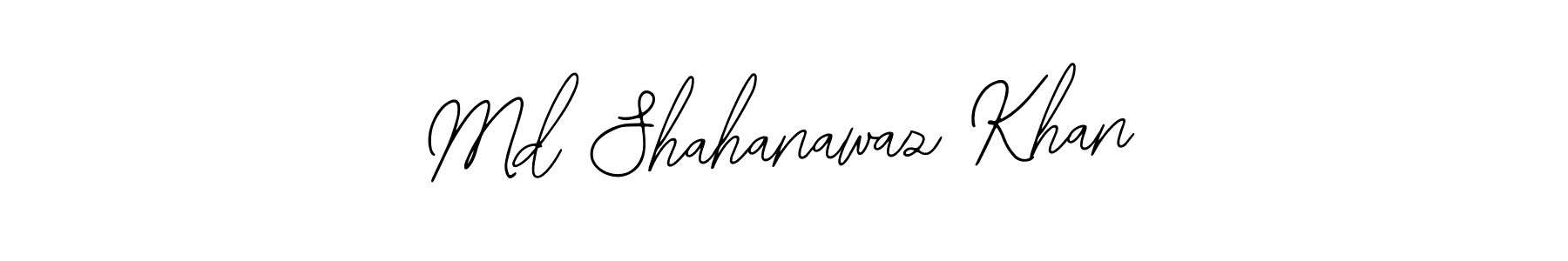 Use a signature maker to create a handwritten signature online. With this signature software, you can design (Bearetta-2O07w) your own signature for name Md Shahanawaz Khan. Md Shahanawaz Khan signature style 12 images and pictures png