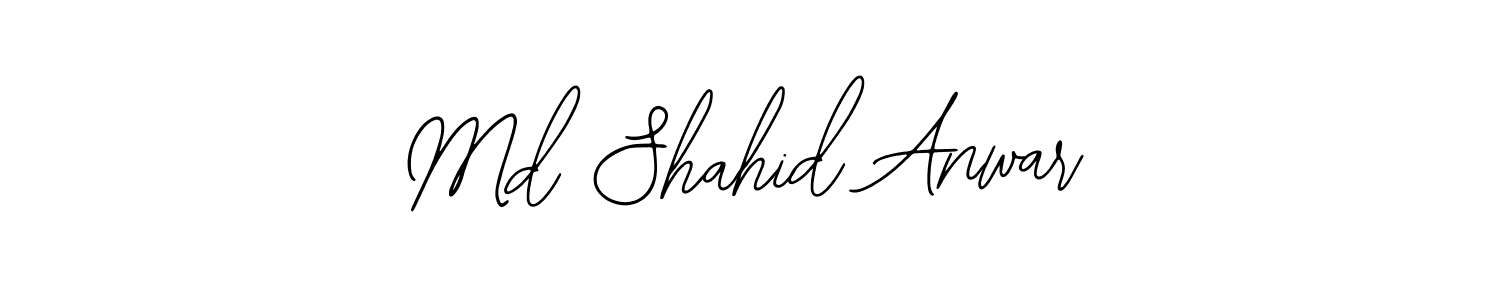 How to make Md Shahid Anwar name signature. Use Bearetta-2O07w style for creating short signs online. This is the latest handwritten sign. Md Shahid Anwar signature style 12 images and pictures png