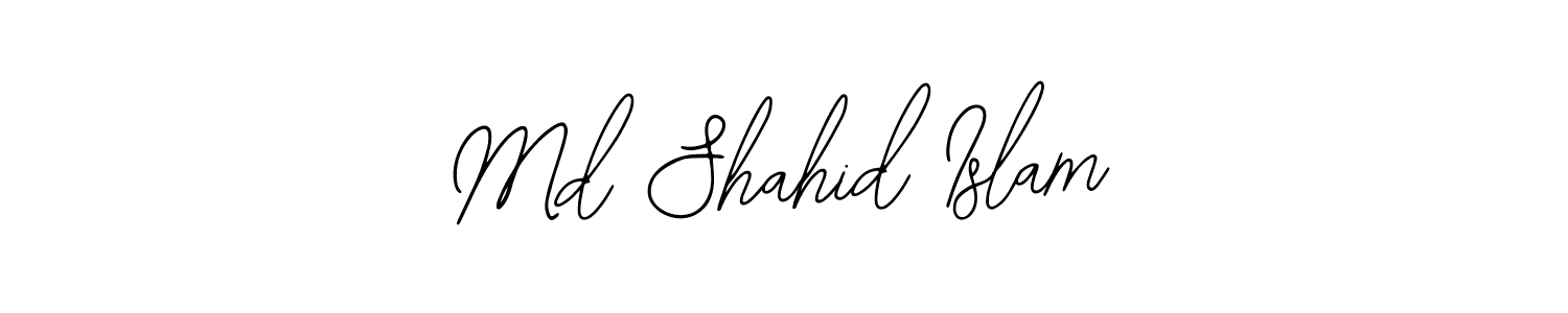 This is the best signature style for the Md Shahid Islam name. Also you like these signature font (Bearetta-2O07w). Mix name signature. Md Shahid Islam signature style 12 images and pictures png