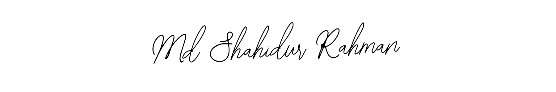 The best way (Bearetta-2O07w) to make a short signature is to pick only two or three words in your name. The name Md Shahidur Rahman include a total of six letters. For converting this name. Md Shahidur Rahman signature style 12 images and pictures png