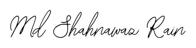 Designed for modern professionals: Md Shahnawaz Rain name signature crafted with Bearetta-2O07w script. Ready for digital PDF workflows. Md Shahnawaz Rain signature style 12 images and pictures png