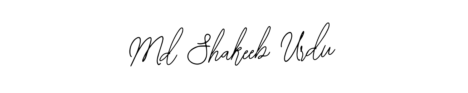 Also You can easily find your signature by using the search form. We will create Md Shakeeb Urdu name handwritten signature images for you free of cost using Bearetta-2O07w sign style. Md Shakeeb Urdu signature style 12 images and pictures png