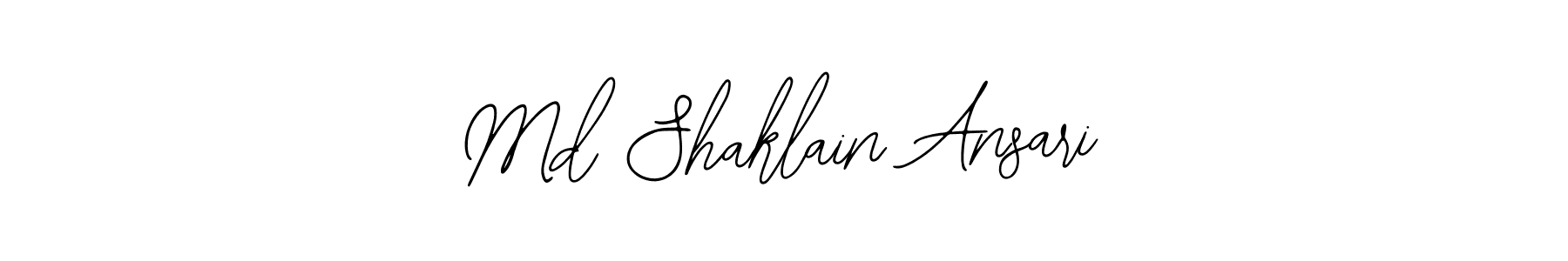 Use a signature maker to create a handwritten signature online. With this signature software, you can design (Bearetta-2O07w) your own signature for name Md Shaklain Ansari. Md Shaklain Ansari signature style 12 images and pictures png