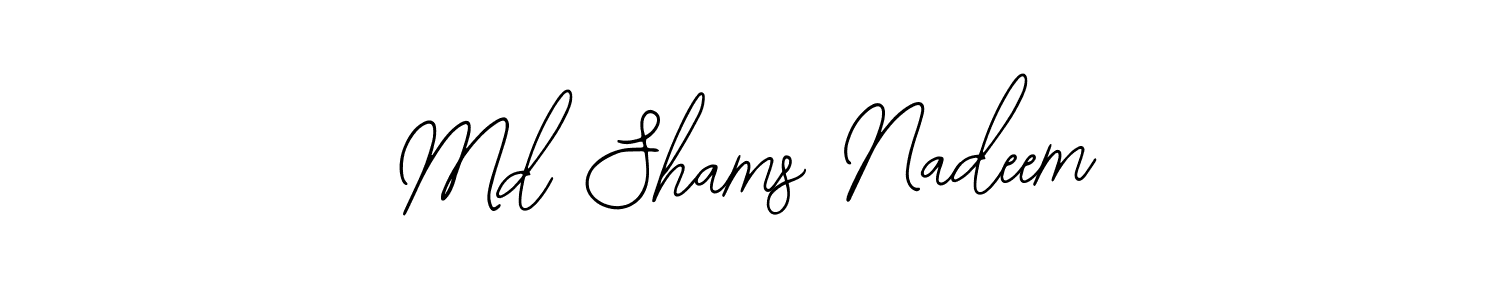 if you are searching for the best signature style for your name Md Shams Nadeem. so please give up your signature search. here we have designed multiple signature styles  using Bearetta-2O07w. Md Shams Nadeem signature style 12 images and pictures png