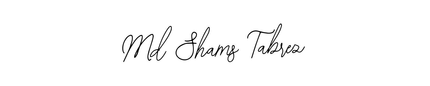 Make a beautiful signature design for name Md Shams Tabrez. With this signature (Bearetta-2O07w) style, you can create a handwritten signature for free. Md Shams Tabrez signature style 12 images and pictures png