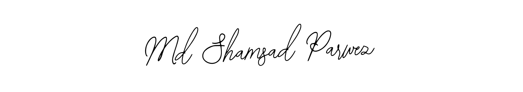 Make a beautiful signature design for name Md Shamsad Parwez. With this signature (Bearetta-2O07w) style, you can create a handwritten signature for free. Md Shamsad Parwez signature style 12 images and pictures png