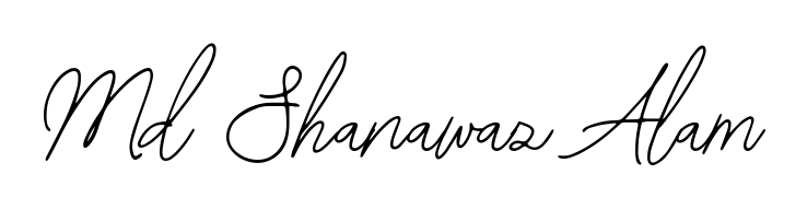 Create your official email sign-off with Md Shanawaz Alam name in Bearetta-2O07w style. Crisp, clean, and perfectly legible across all screens. Md Shanawaz Alam signature style 12 images and pictures png