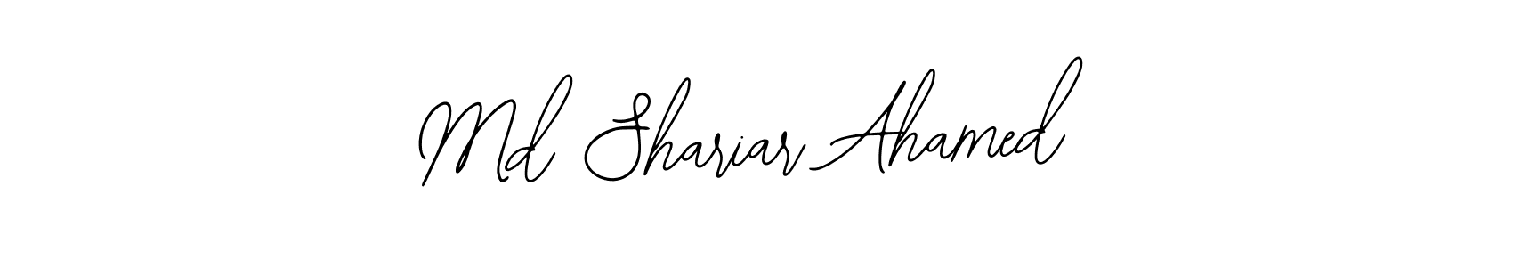 How to make Md Shariar Ahamed name signature. Use Bearetta-2O07w style for creating short signs online. This is the latest handwritten sign. Md Shariar Ahamed signature style 12 images and pictures png