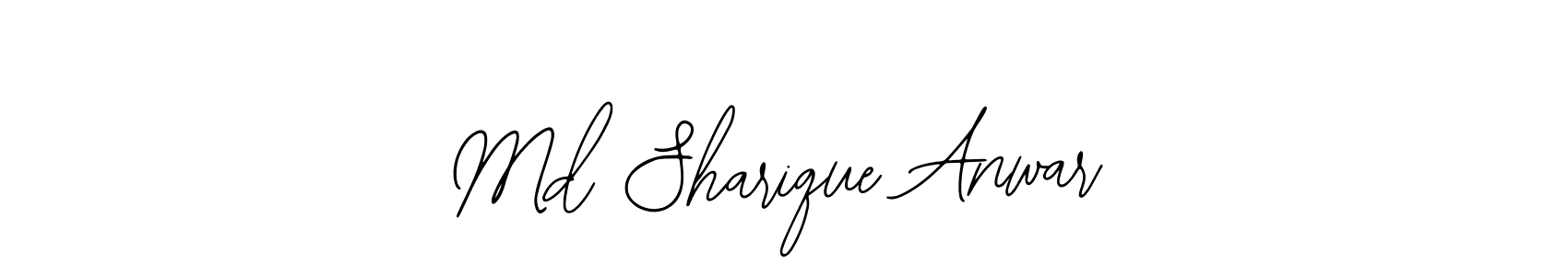 How to make Md Sharique Anwar name signature. Use Bearetta-2O07w style for creating short signs online. This is the latest handwritten sign. Md Sharique Anwar signature style 12 images and pictures png