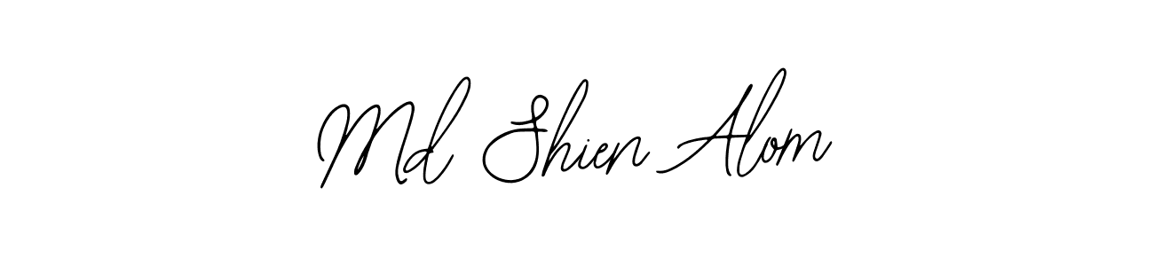 How to Draw Md Shien Alom signature style? Bearetta-2O07w is a latest design signature styles for name Md Shien Alom. Md Shien Alom signature style 12 images and pictures png
