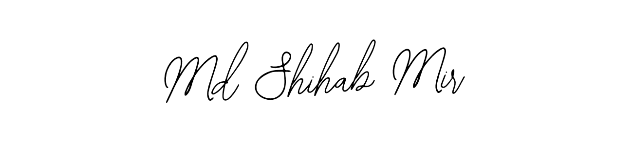 How to make Md Shihab Mir name signature. Use Bearetta-2O07w style for creating short signs online. This is the latest handwritten sign. Md Shihab Mir signature style 12 images and pictures png