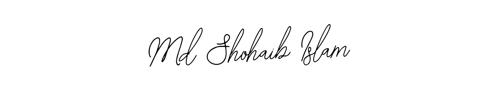 How to Draw Md Shohaib Islam signature style? Bearetta-2O07w is a latest design signature styles for name Md Shohaib Islam. Md Shohaib Islam signature style 12 images and pictures png