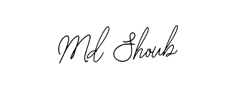 Design your own signature with our free online signature maker. With this signature software, you can create a handwritten (Bearetta-2O07w) signature for name Md Shoub. Md Shoub signature style 12 images and pictures png