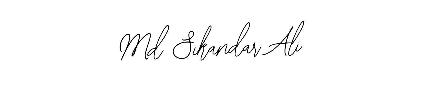 Also we have Md Sikandar Ali name is the best signature style. Create professional handwritten signature collection using Bearetta-2O07w autograph style. Md Sikandar Ali signature style 12 images and pictures png