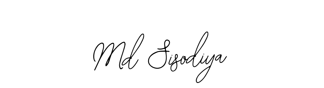Also You can easily find your signature by using the search form. We will create Md Sisodiya name handwritten signature images for you free of cost using Bearetta-2O07w sign style. Md Sisodiya signature style 12 images and pictures png