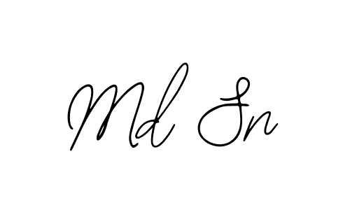 Also You can easily find your signature by using the search form. We will create Md Sn name handwritten signature images for you free of cost using Bearetta-2O07w sign style. Md Sn signature style 12 images and pictures png