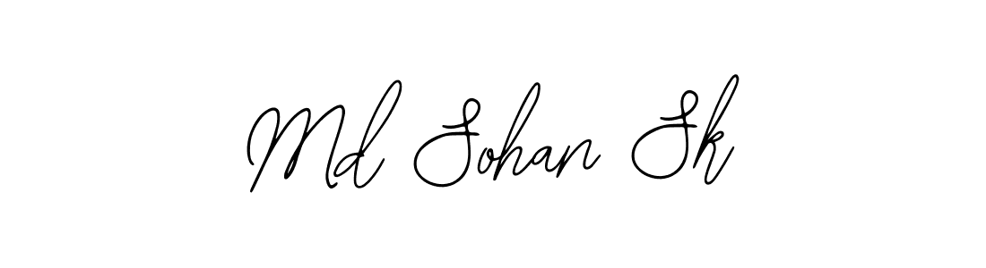 You should practise on your own different ways (Bearetta-2O07w) to write your name (Md Sohan Sk) in signature. don't let someone else do it for you. Md Sohan Sk signature style 12 images and pictures png