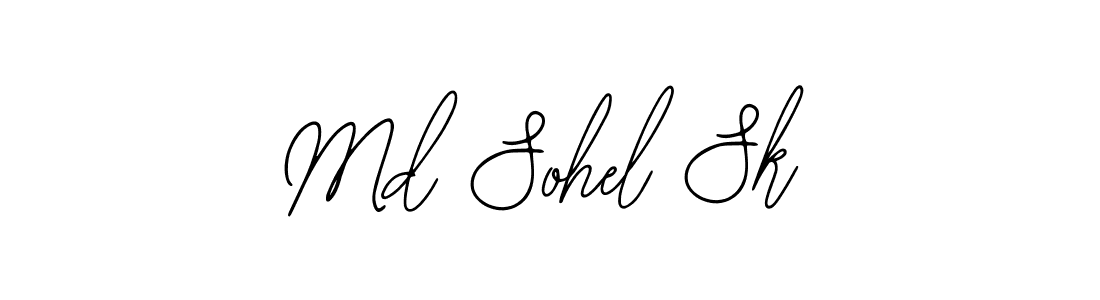 Create a beautiful signature design for name Md Sohel Sk. With this signature (Bearetta-2O07w) fonts, you can make a handwritten signature for free. Md Sohel Sk signature style 12 images and pictures png