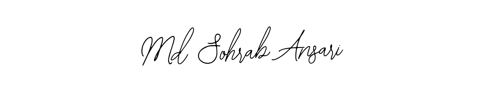 How to Draw Md Sohrab Ansari signature style? Bearetta-2O07w is a latest design signature styles for name Md Sohrab Ansari. Md Sohrab Ansari signature style 12 images and pictures png