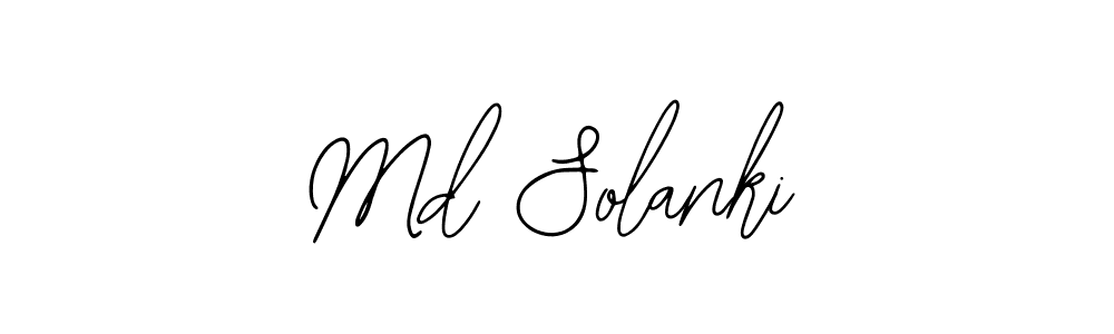 Use a signature maker to create a handwritten signature online. With this signature software, you can design (Bearetta-2O07w) your own signature for name Md Solanki. Md Solanki signature style 12 images and pictures png