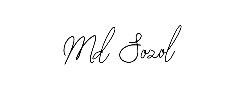 Also You can easily find your signature by using the search form. We will create Md Sozol name handwritten signature images for you free of cost using Bearetta-2O07w sign style. Md Sozol signature style 12 images and pictures png