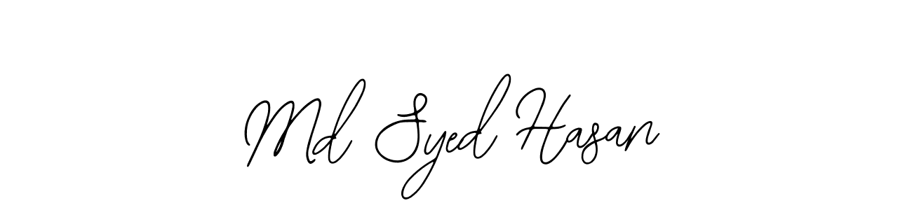 Design your own signature with our free online signature maker. With this signature software, you can create a handwritten (Bearetta-2O07w) signature for name Md Syed Hasan. Md Syed Hasan signature style 12 images and pictures png