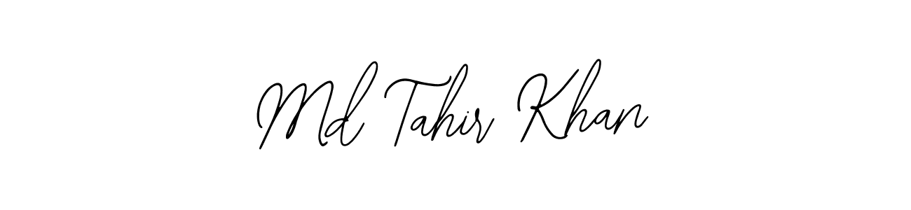 How to make Md Tahir Khan signature? Bearetta-2O07w is a professional autograph style. Create handwritten signature for Md Tahir Khan name. Md Tahir Khan signature style 12 images and pictures png