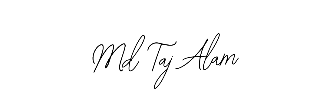 Use a signature maker to create a handwritten signature online. With this signature software, you can design (Bearetta-2O07w) your own signature for name Md Taj Alam. Md Taj Alam signature style 12 images and pictures png