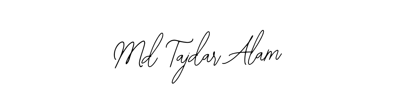 Bearetta-2O07w is a professional signature style that is perfect for those who want to add a touch of class to their signature. It is also a great choice for those who want to make their signature more unique. Get Md Tajdar Alam name to fancy signature for free. Md Tajdar Alam signature style 12 images and pictures png