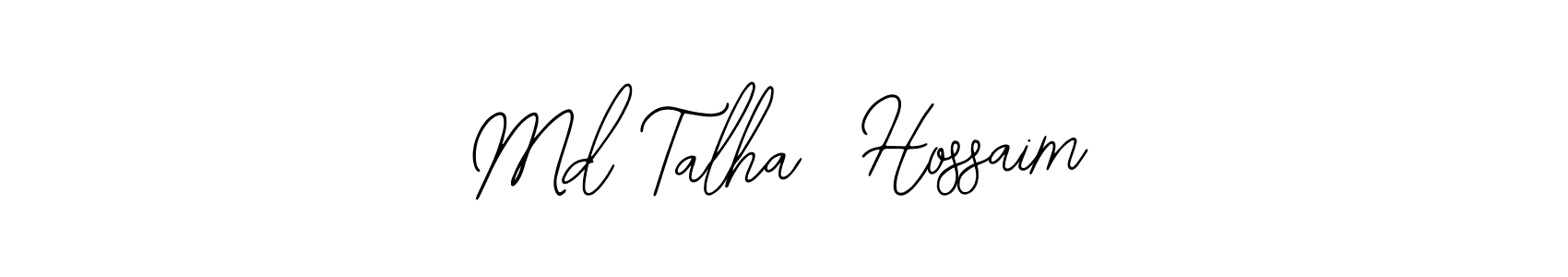 Create a beautiful signature design for name Md Talha  Hossaim. With this signature (Bearetta-2O07w) fonts, you can make a handwritten signature for free. Md Talha  Hossaim signature style 12 images and pictures png