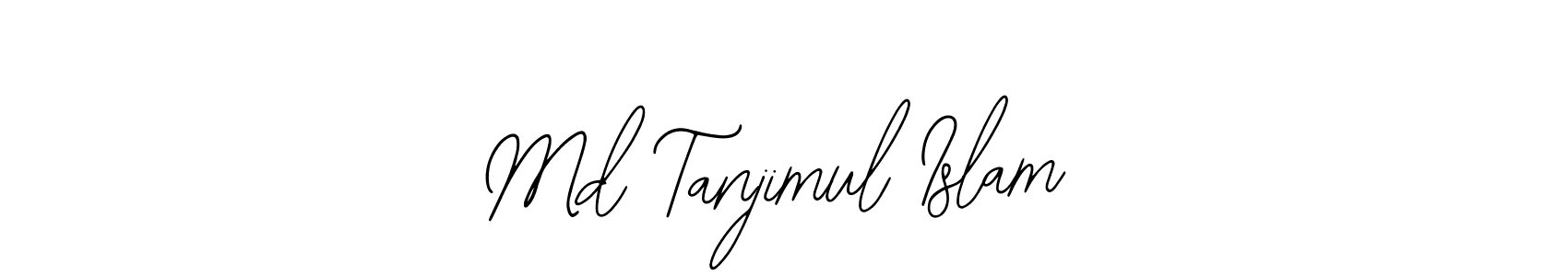 You should practise on your own different ways (Bearetta-2O07w) to write your name (Md Tanjimul Islam) in signature. don't let someone else do it for you. Md Tanjimul Islam signature style 12 images and pictures png