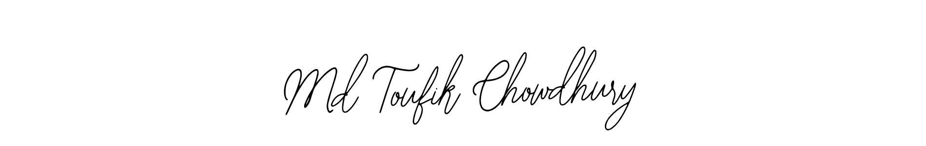 Create a beautiful signature design for name Md Toufik Chowdhury. With this signature (Bearetta-2O07w) fonts, you can make a handwritten signature for free. Md Toufik Chowdhury signature style 12 images and pictures png