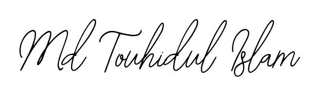 Check out images of Autograph of Md Touhidul Islam name. Actor Md Touhidul Islam Signature Style. Bearetta-2O07w is a professional sign style online. Md Touhidul Islam signature style 12 images and pictures png