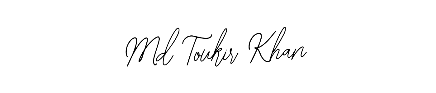 How to make Md Toukir Khan signature? Bearetta-2O07w is a professional autograph style. Create handwritten signature for Md Toukir Khan name. Md Toukir Khan signature style 12 images and pictures png