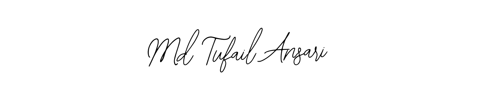 Bearetta-2O07w is a professional signature style that is perfect for those who want to add a touch of class to their signature. It is also a great choice for those who want to make their signature more unique. Get Md Tufail Ansari name to fancy signature for free. Md Tufail Ansari signature style 12 images and pictures png