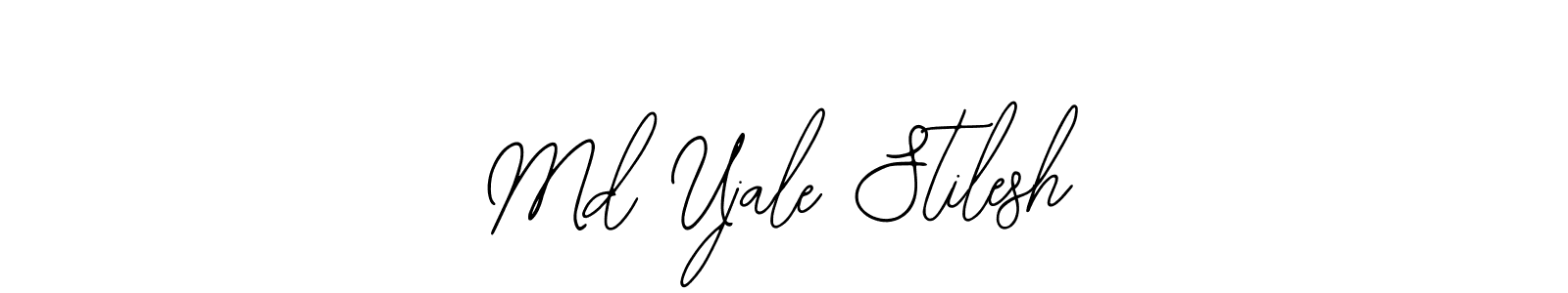 This is the best signature style for the Md Ujale Stilesh name. Also you like these signature font (Bearetta-2O07w). Mix name signature. Md Ujale Stilesh signature style 12 images and pictures png