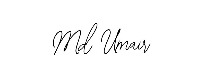 This is the best signature style for the Md Umair name. Also you like these signature font (Bearetta-2O07w). Mix name signature. Md Umair signature style 12 images and pictures png