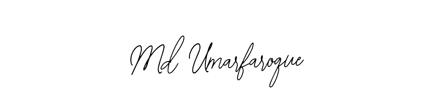 Also we have Md Umarfaroque name is the best signature style. Create professional handwritten signature collection using Bearetta-2O07w autograph style. Md Umarfaroque signature style 12 images and pictures png